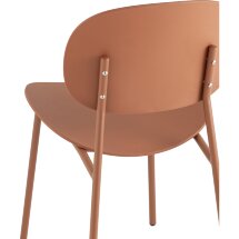 Стул Edie пластик коричневый