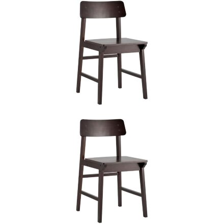 Стул ODEN WOOD эспрессо 2 шт. 
