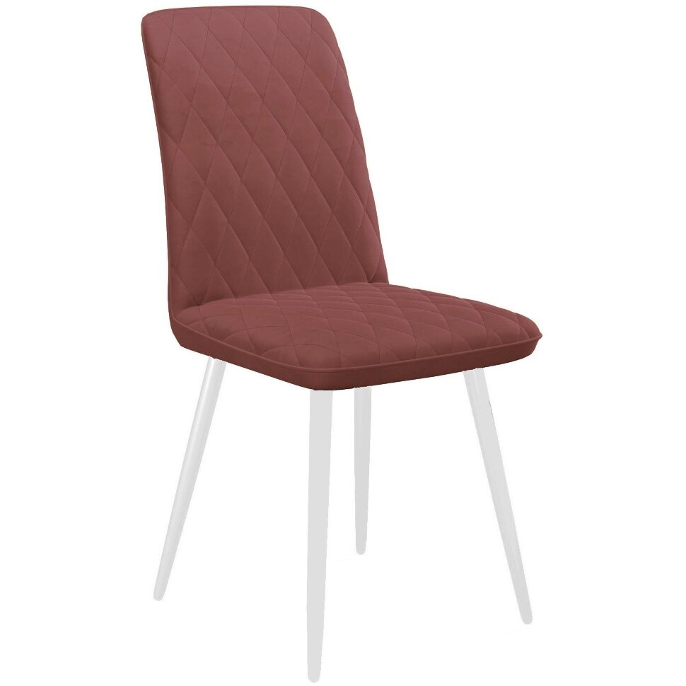 Стул DikLine 205 B36 PINK /ножки белые Стул DikLine 205 B36 PINK /ножки белые