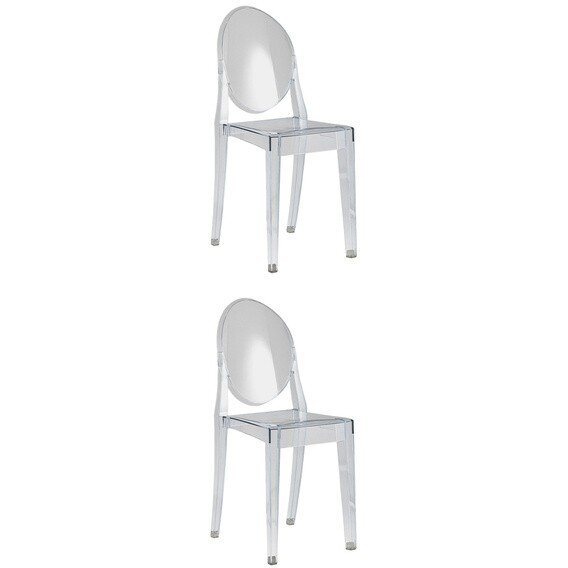 Стул Victoria Ghost NEW прозрачный 2 шт. 