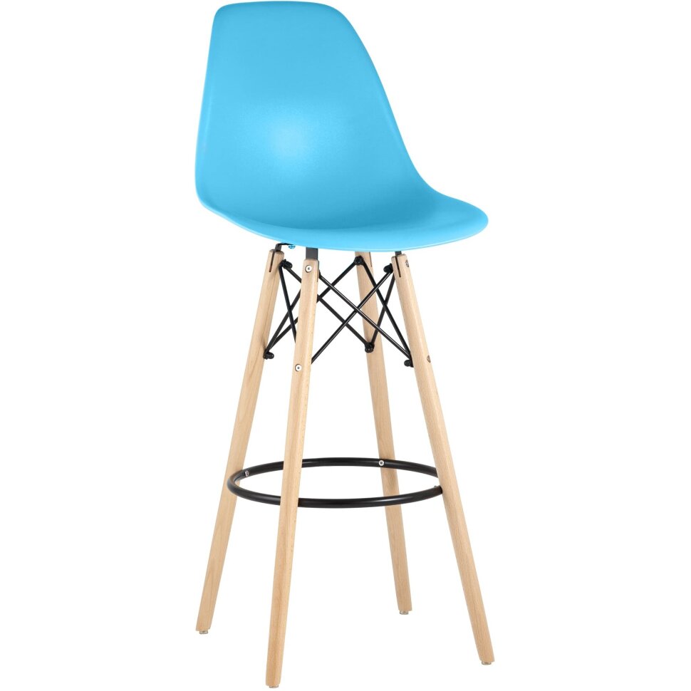 Стул Eames DSW барный бирюзовый Стул Eames DSW барный бирюзовый