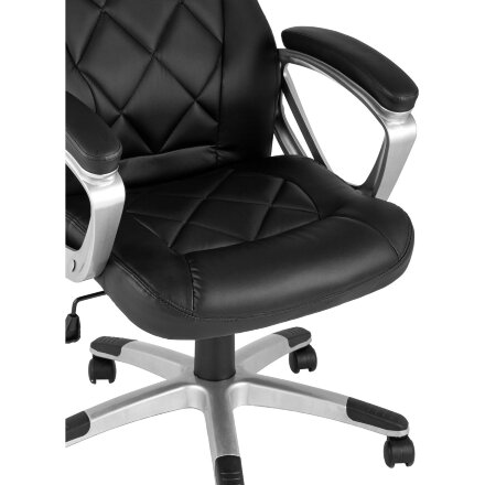 Кресло игровое TopChairs Continental черное 