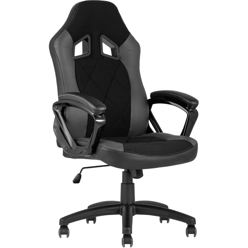 Игровое кресло Stool Group компьютерное TopChairs Skyline серое геймерское Игровое кресло Stool Group компьютерное TopChairs Skyline серое геймерское
