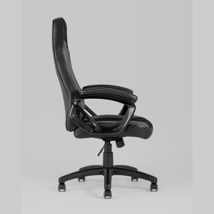 Игровое кресло Stool Group компьютерное TopChairs Skyline серое геймерское 