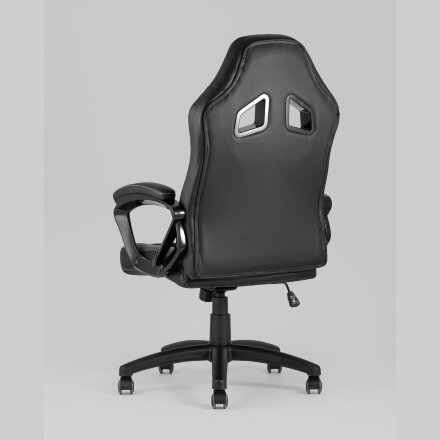 Игровое кресло Stool Group компьютерное TopChairs Skyline серое геймерское 