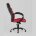 Игровое кресло Stool Group компьютерное TopChairs Racer Midi черно-красное геймерское 