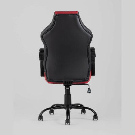 Игровое кресло Stool Group компьютерное TopChairs Racer Midi черно-красное геймерское 