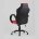 Игровое кресло Stool Group компьютерное TopChairs Racer Midi черно-красное геймерское 