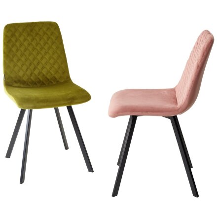Стул DAIQUIRI BLUVEL-52 PINK, велюр М-City 