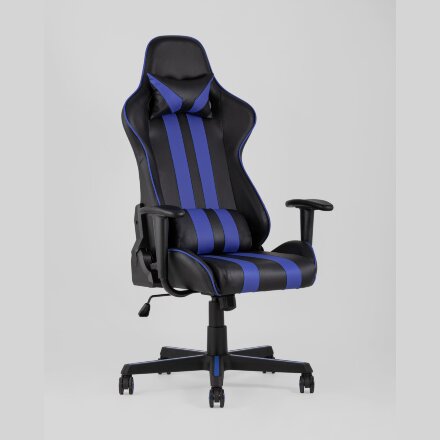 Игровое кресло Stool Group компьютерное TopChairs Camaro синее геймерское 