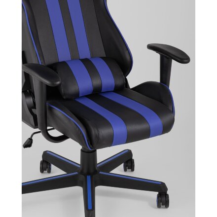 Игровое кресло Stool Group компьютерное TopChairs Camaro синее геймерское 