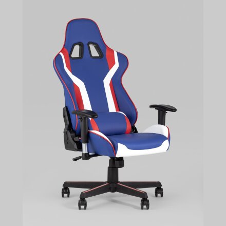 Игровое кресло TopChairs TopChairs Cherokee синее геймерское 