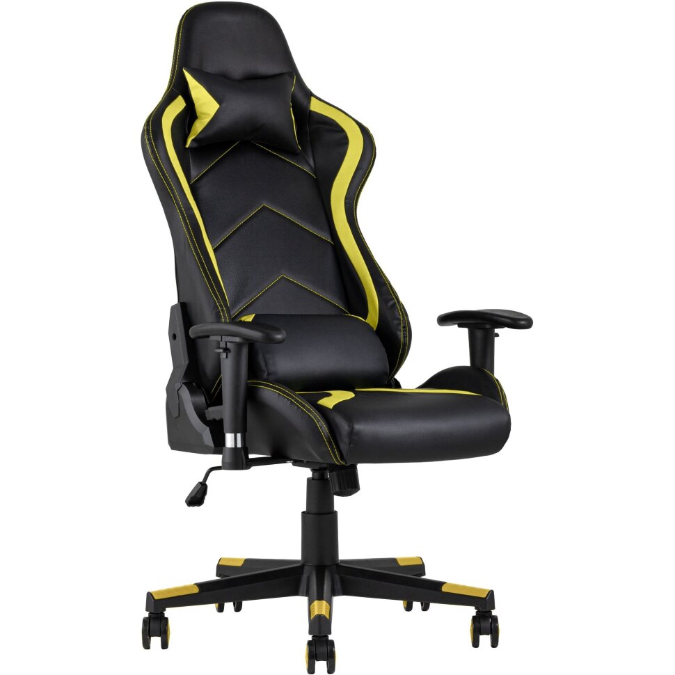 Кресло игровое TopChairs Cayenne желтое Кресло игровое TopChairs Cayenne желтое