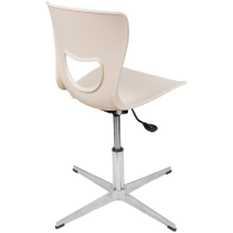 Кресло  PLUTO Swivel FIRE PearlWhite Ral1013